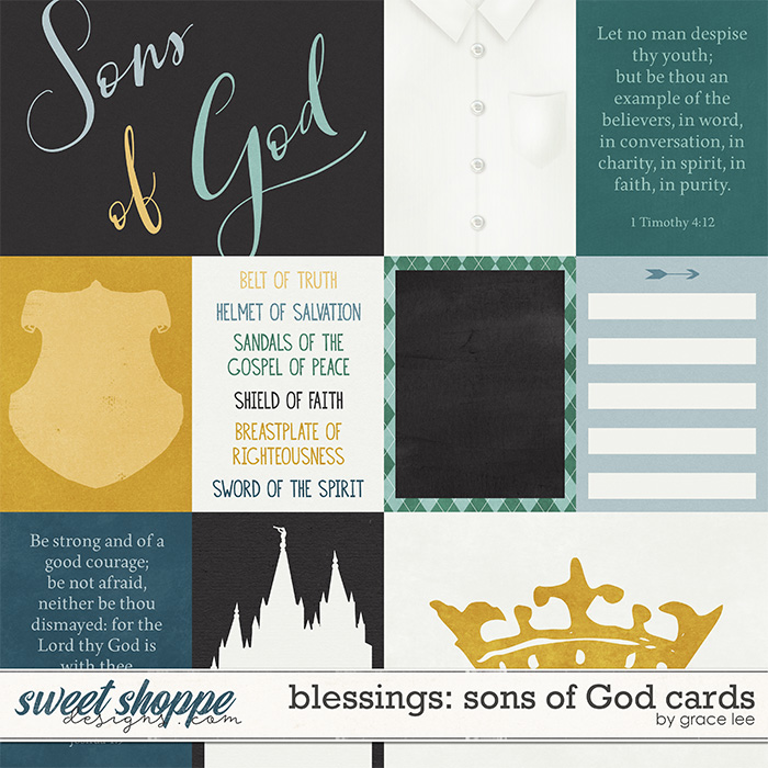 Blessings: Sons of God Cards by Grace Lee