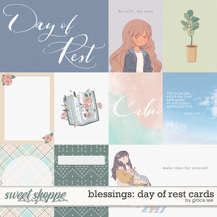 Blessings: Day of Rest Cards by Grace Lee