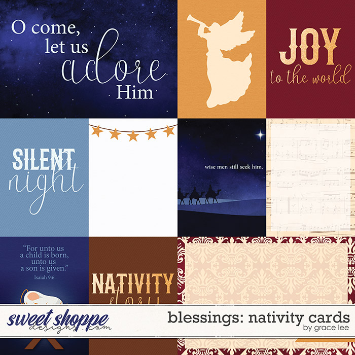 Blessings: Nativity Cards by Grace Lee