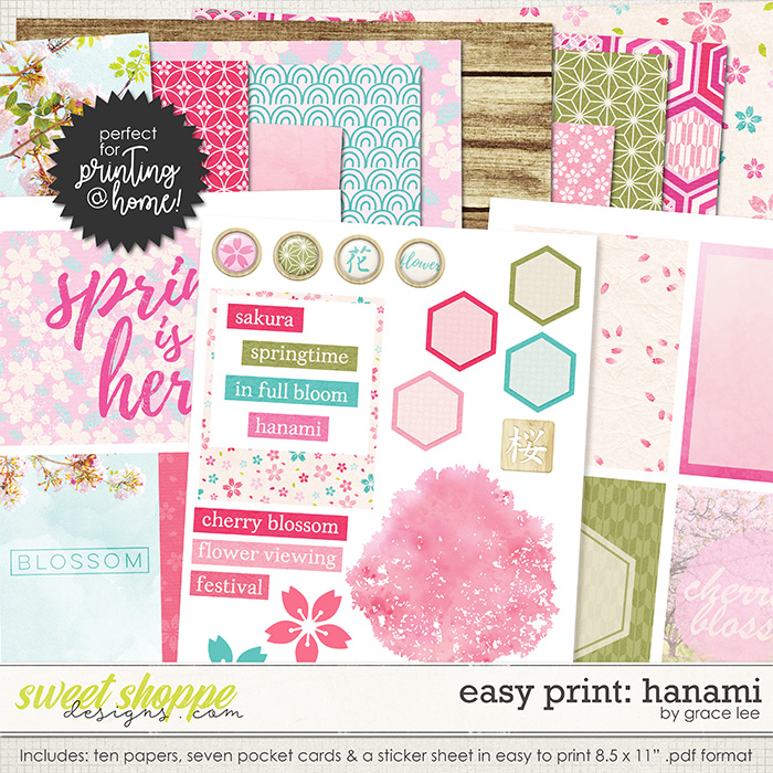Easy Print: Hanami by Grace Lee