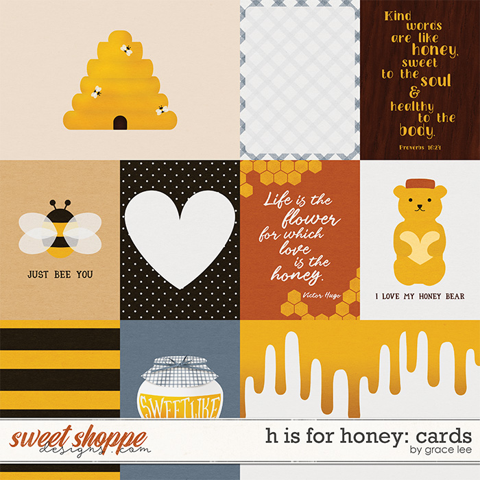 H Is For Honey: Cards by Grace Lee