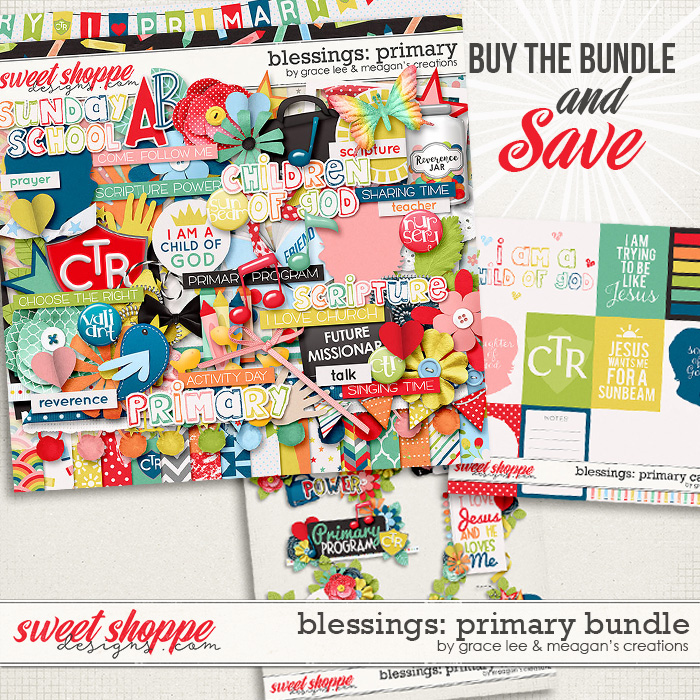 Blessings: Primary Bundle by Grace Lee and Meagan's Creations