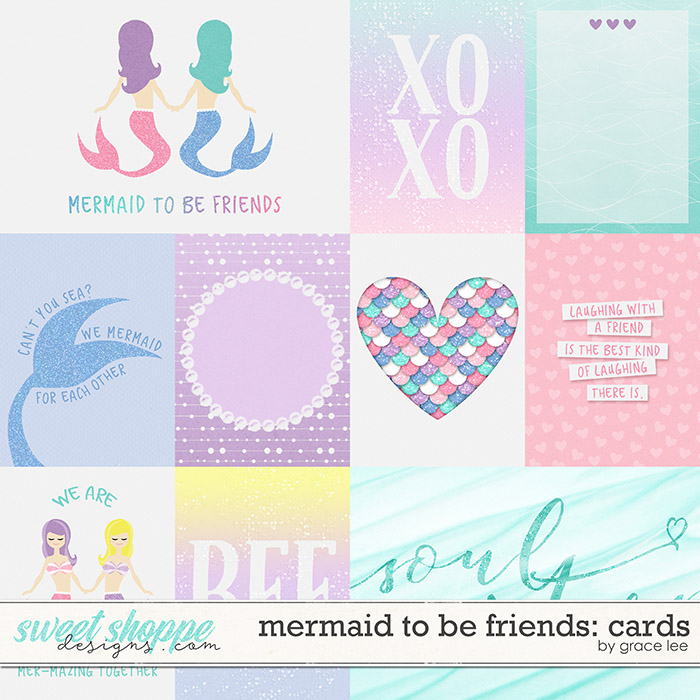 Mermaid To Be Friends: Cards by Grace Lee