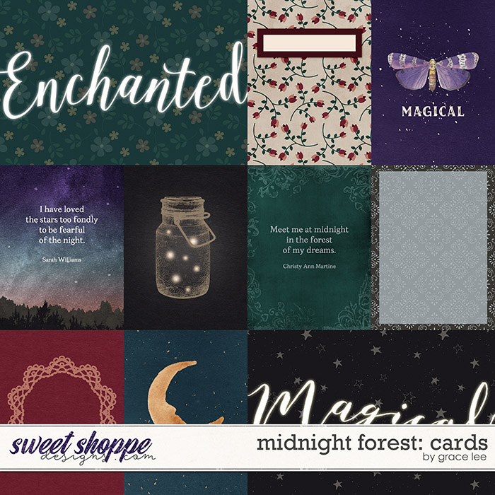Midnight Forest: Cards by Grace Lee