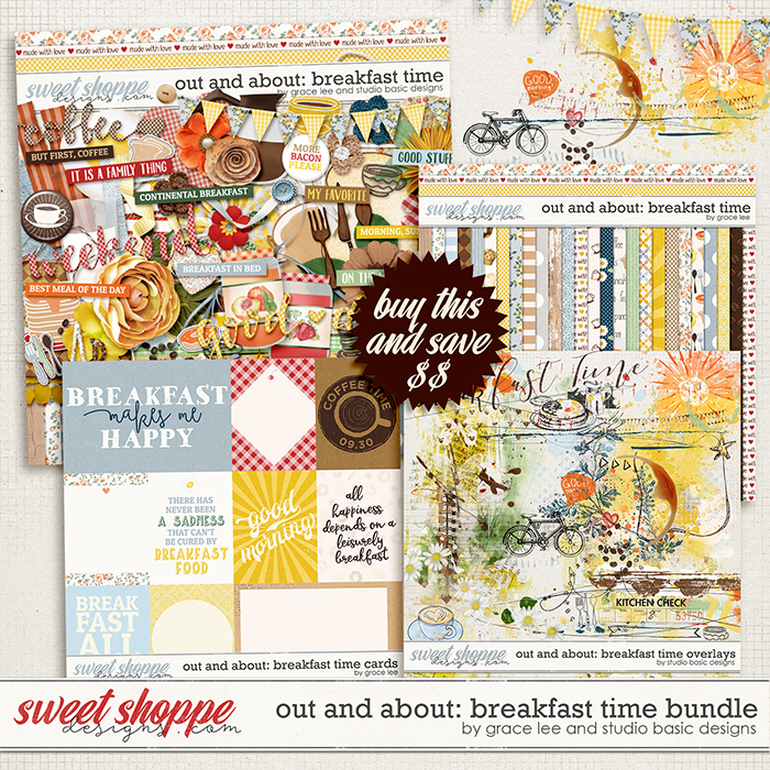 Out and About: Breakfast Time Bundle by Grace Lee and Studio Basic Designs