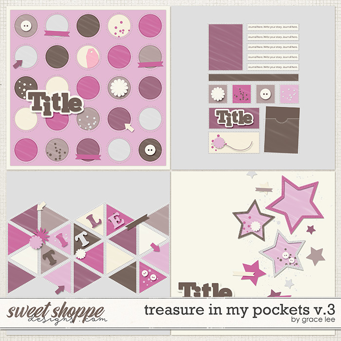 Treasures In My Pockets Templates Vol. 3 by Grace Lee