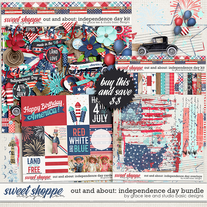 Out and About: Independence Day Bundle by Grace Lee and Studio Basic Designs 