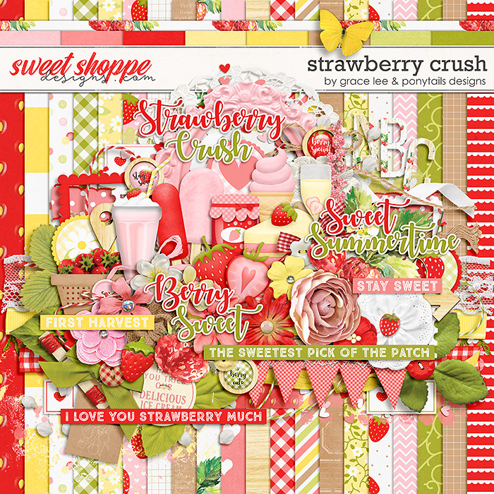 Strawberry Crush by Grace Lee and Ponytails Designs