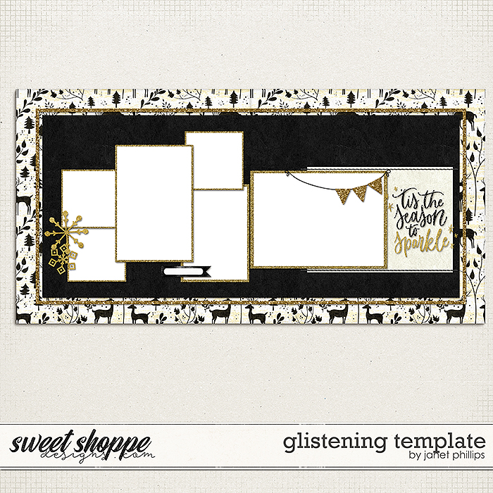 GLISTENING: TEMPLATE by Janet Phillips