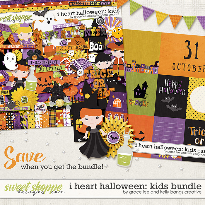 I Heart Halloween: Kids Bundle by Grace Lee and Kelly Bang Creative