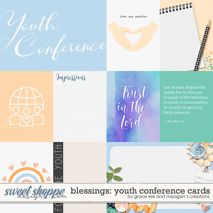 Blessings: Youth Conference Cards by Grace Lee and Meagan's Creations