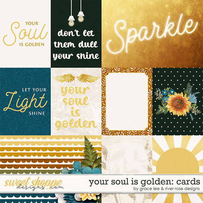 Your Soul is Golden: Cards by Grace Lee and River Rose Designs