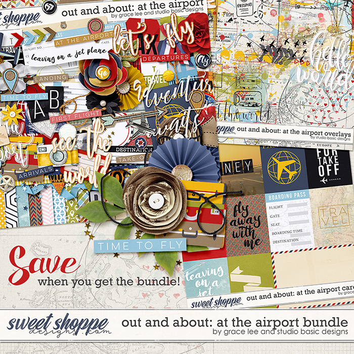 Out and About: At The Airport Bundle by Grace Lee and Studio Basic