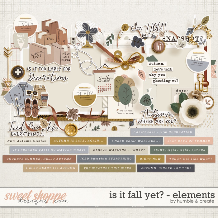 Is It Fall Yet? | Elements - by Humble and Create