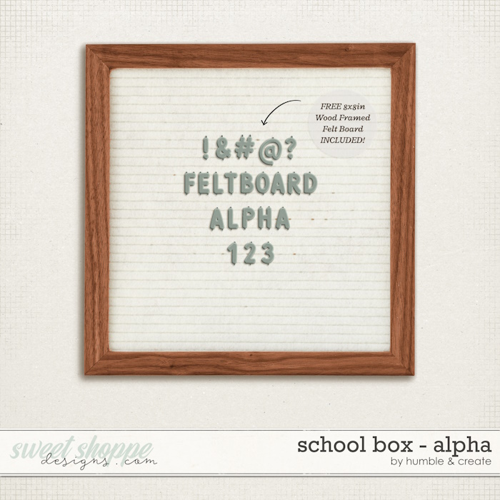 School Box | Alpha - by Humble & Create