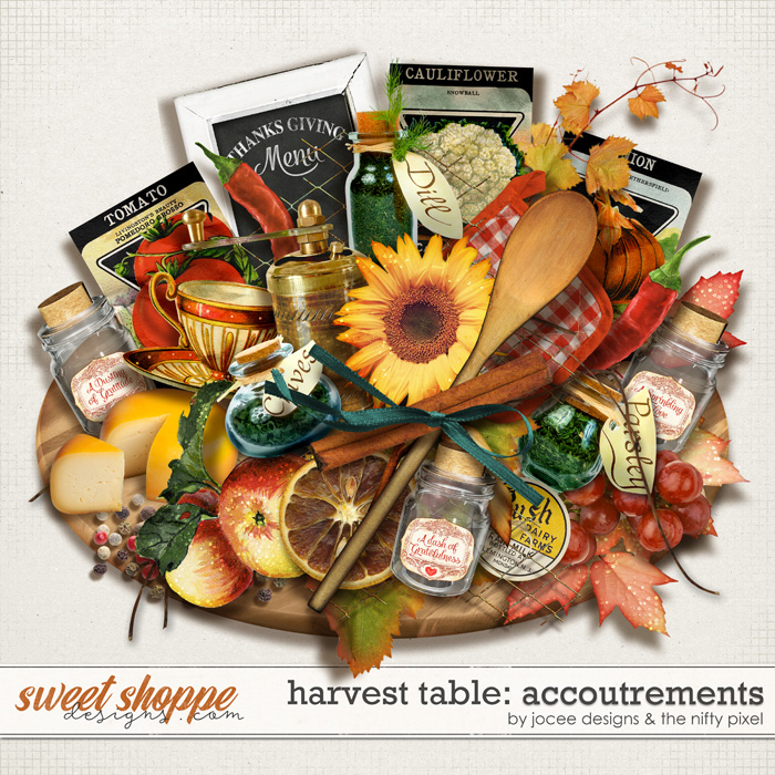 HARVEST TABLE | ACCOUTREMENTS by The Nifty Pixel