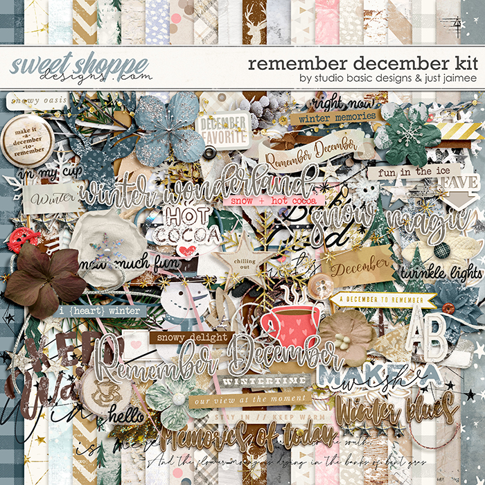 Remember December Kit by Studio Basic and Just Jaimee