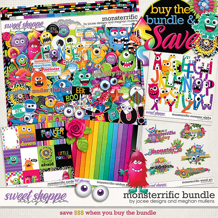 Monsterrific-Bundle by JoCee Designs & Meghan Mullens