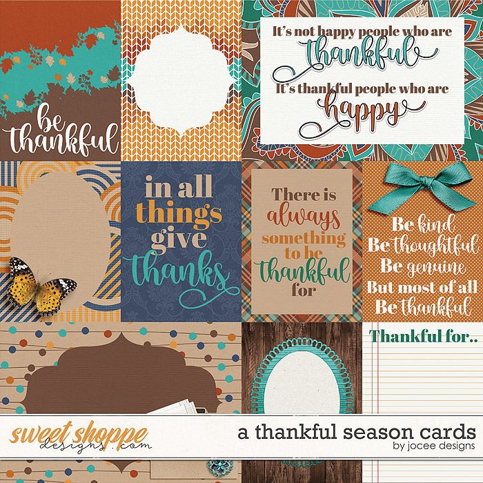 A Thankful Season Cards by JoCee Designs