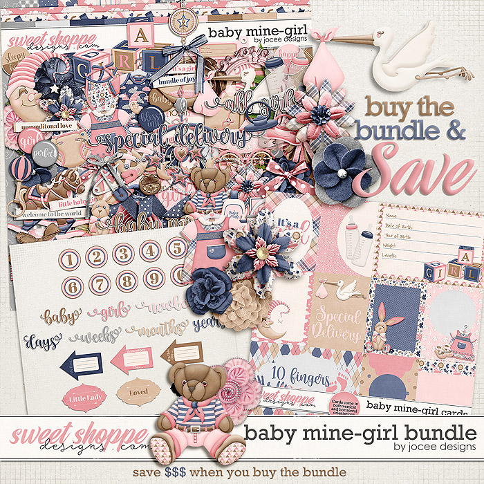Baby Mine-Girl Bundle by JoCee Designs