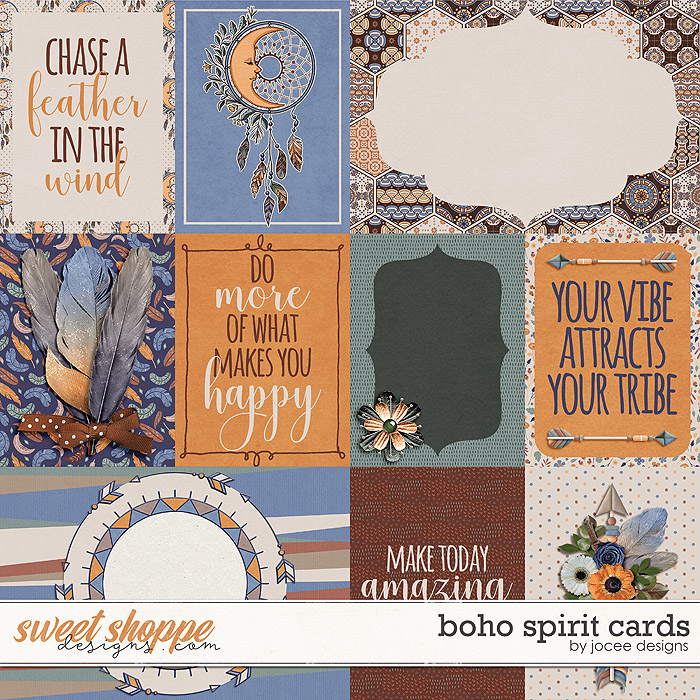 Boho Spirit Cards by JoCee Designs