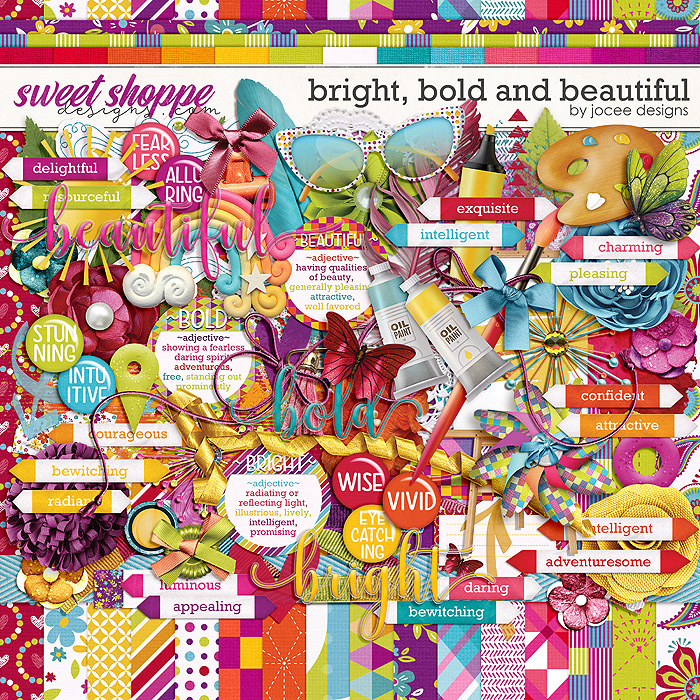 Bright, Bold and Beautiful by JoCee Designs