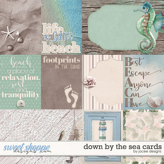 Down by the Sea Cards by JoCee Designs