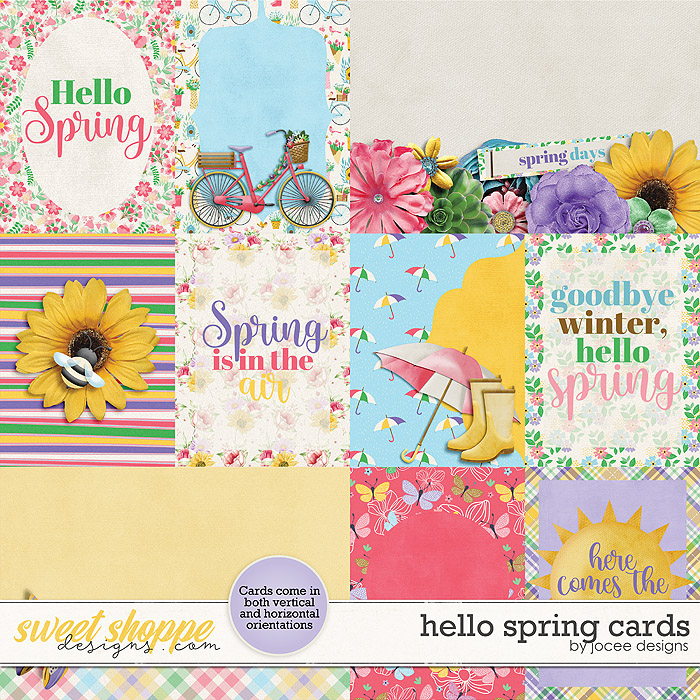 Hello Spring Cards by JoCee Designs