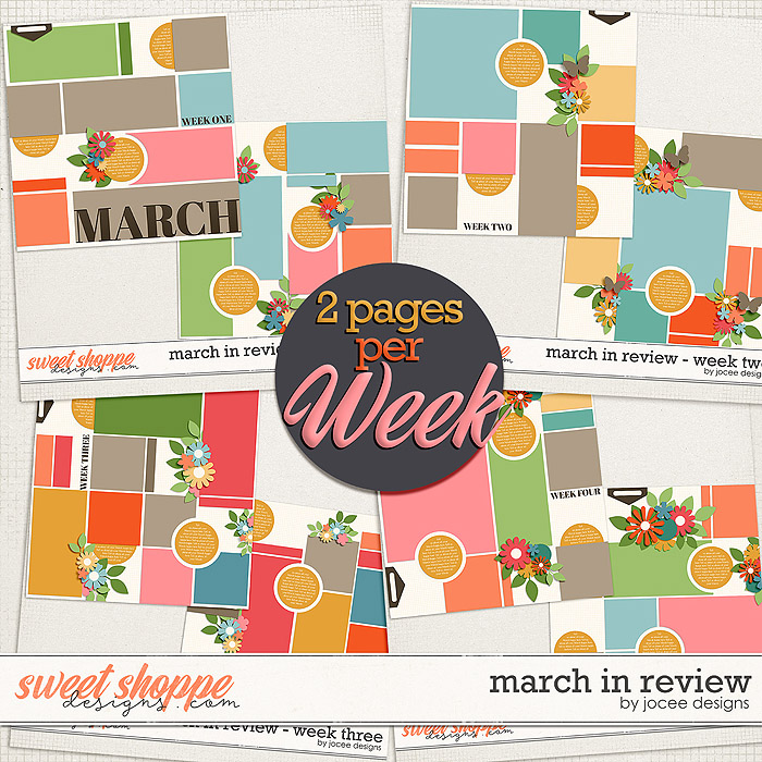 March in Review by JoCee Designs