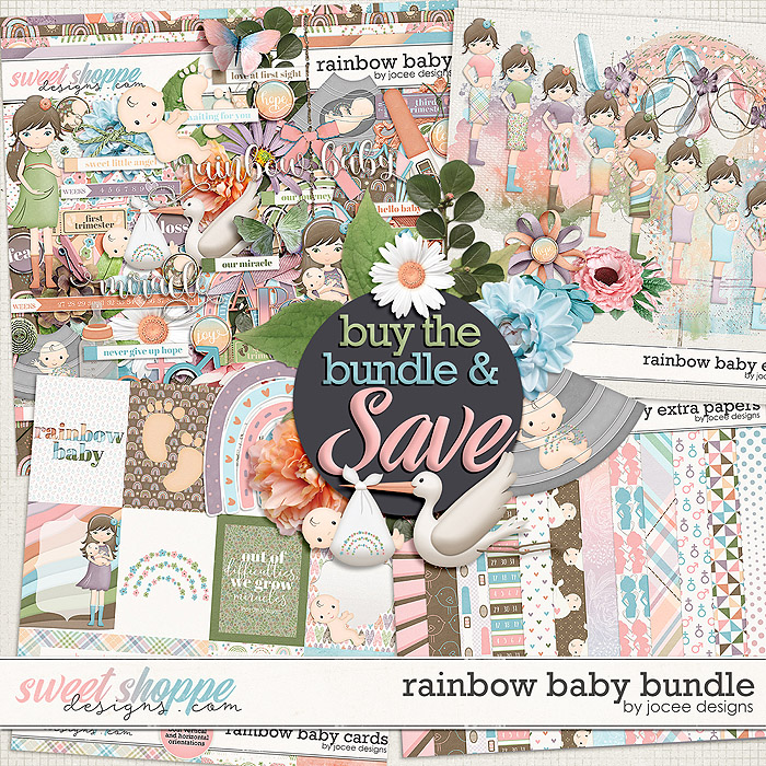 Rainbow Baby Bundle by JoCee Designs