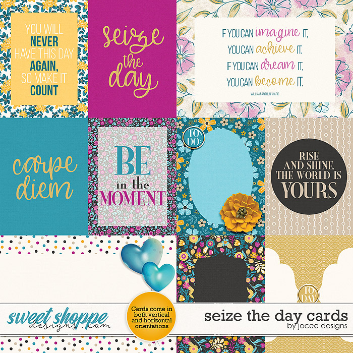 Seize the Day Cards by JoCee Designs