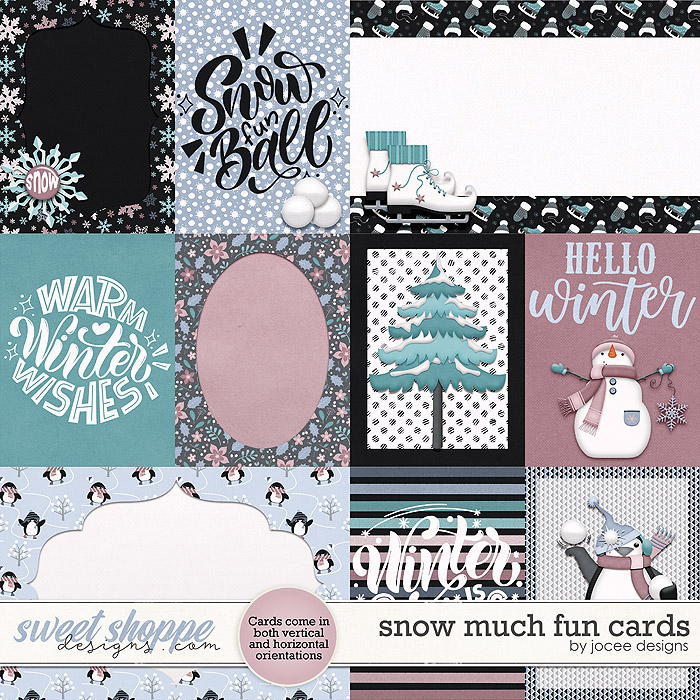 Snow Much Fun Cards by JoCee Designs