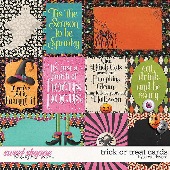 Trick or Treat Cards by JoCee Designs