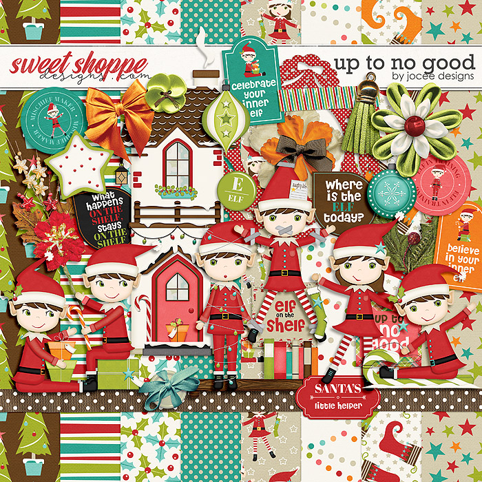 Free Santa's Workshop Washi Tape for Digital Scrapbooking & Crafts