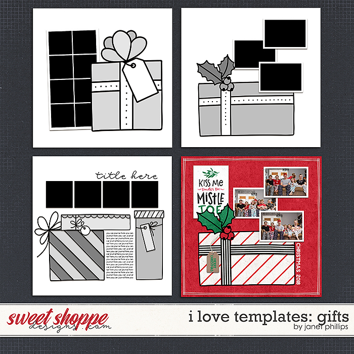 I LOVE TEMPLATES: Gifts by Janet Phillips