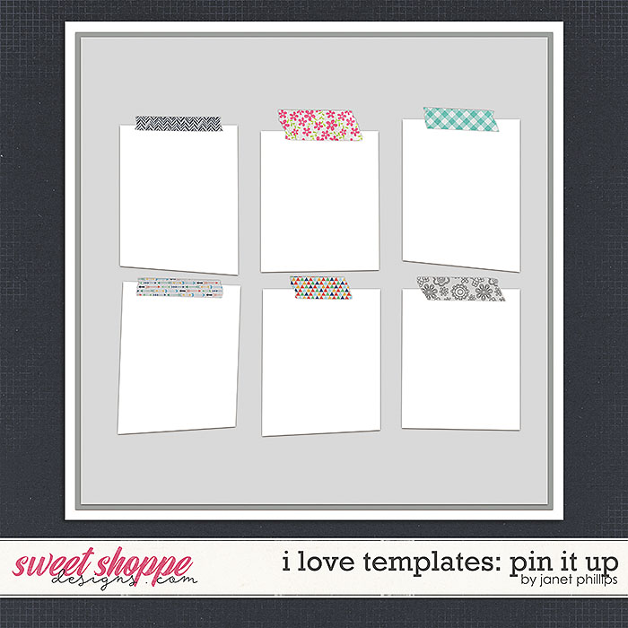 I LOVE TEMPLATES: PIN IT UP by Janet Phillips I LOVE TEMPLATES: PIN IT UP by Janet Phillips