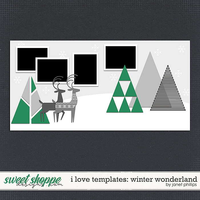 I LOVE TEMPLATES: Winter Wonderland by Janet Phillips I LOVE TEMPLATES: Winter Wonderland by Janet Phillips