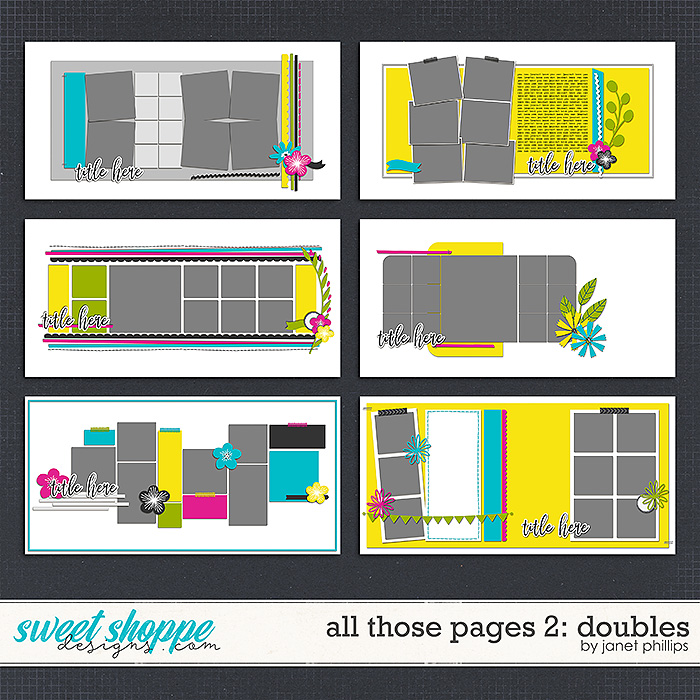 ALL THOSE PAGES 2: DOUBLES by Janet Phillips