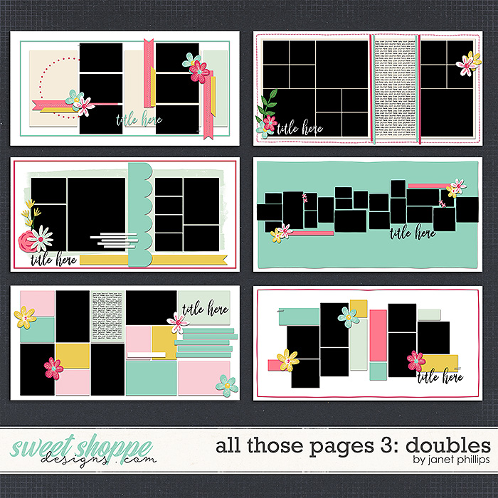 ALL THOSE PAGES 3: DOUBLES by Janet Phillips