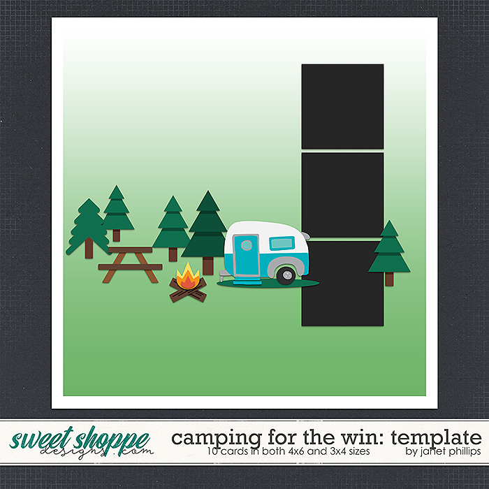 Camping For the Win: Template by Janet Phillips