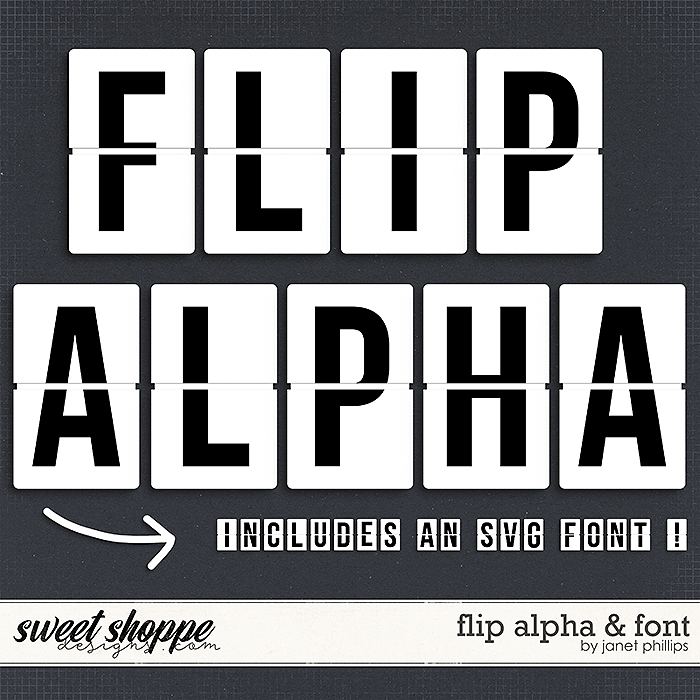 FLIP ALPHA and FONT by Janet Phillips FLIP ALPHA and FONT by Janet Phillips