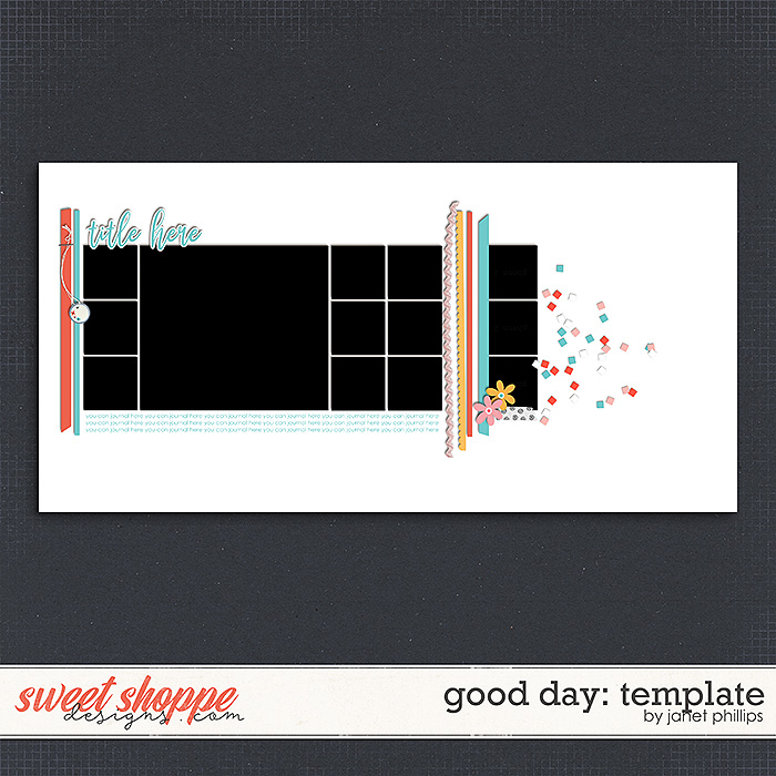 A GOOD DAY FOR A GOOD DAY: Template A GOOD DAY FOR A GOOD DAY: Template