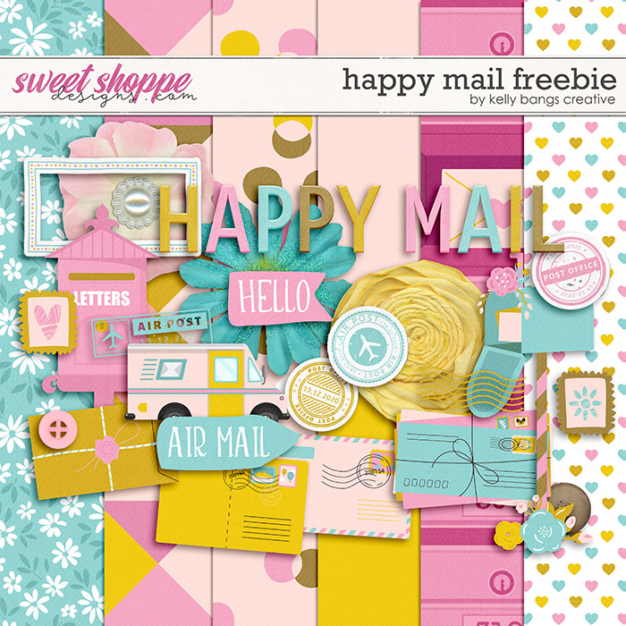 Happy Mail Freebie by Kelly Bangs Creative