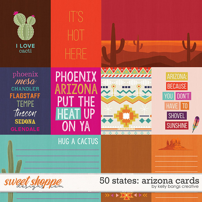 50 States: Arizona Cards by Kelly Bangs Creative