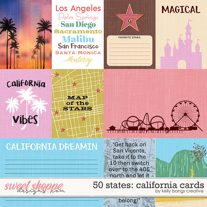 50 States: California cards by Kelly bangs Creative