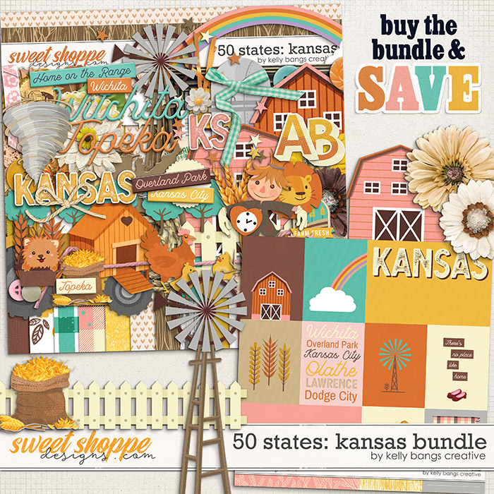 50 States: Kansas Bundle by Kelly Bangs Creative