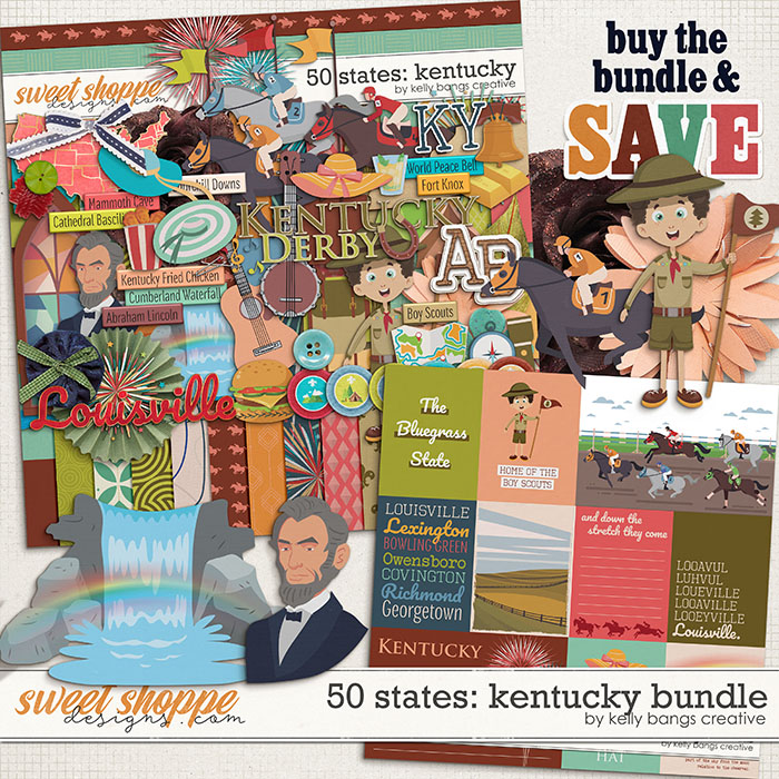 50 States: Kentucky Bundle by Kelly Bangs Creative
