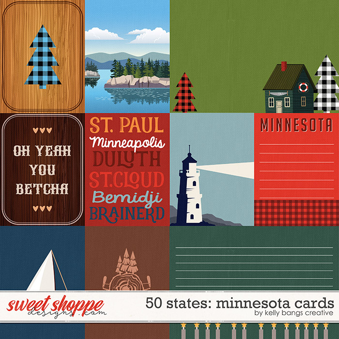 50 States: Minnesota Cards by Kelly Bangs Creative