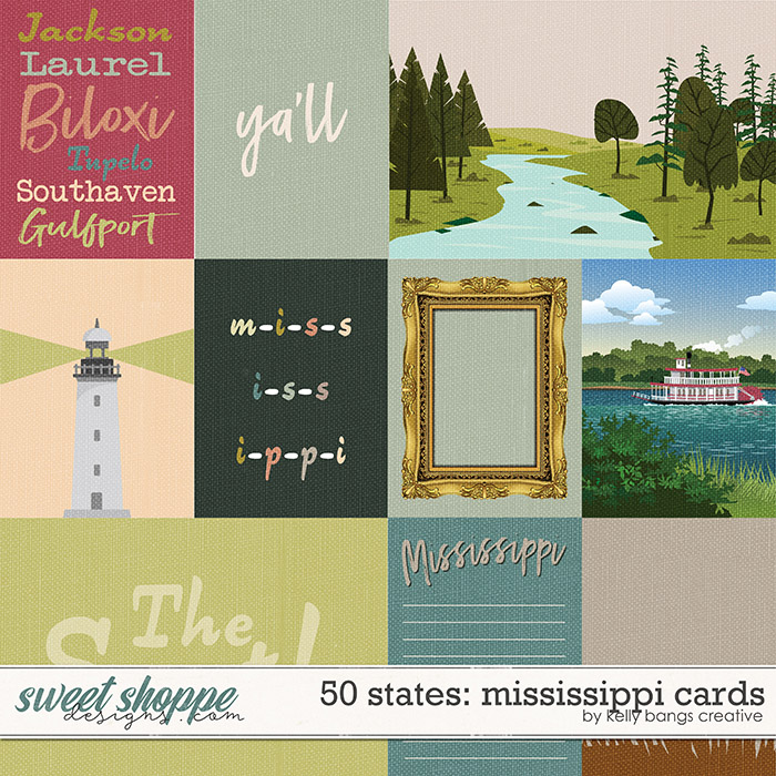 50 States: Mississippi Cards by Kelly Bangs Creative