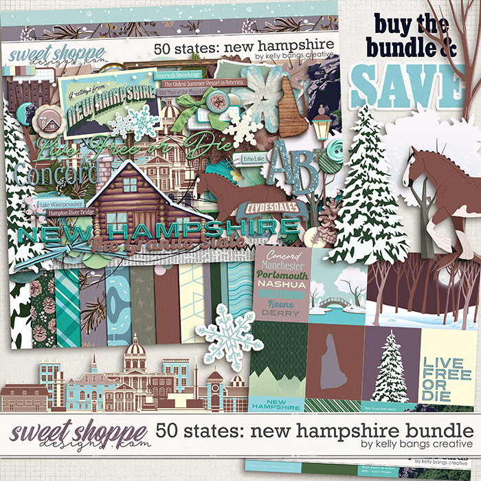 50 States: New Hampshire Bundle by Kelly Bangs Creative